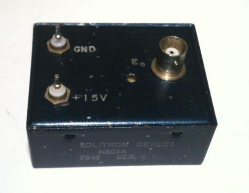 Solitron Devices K603A Noise Source BNC