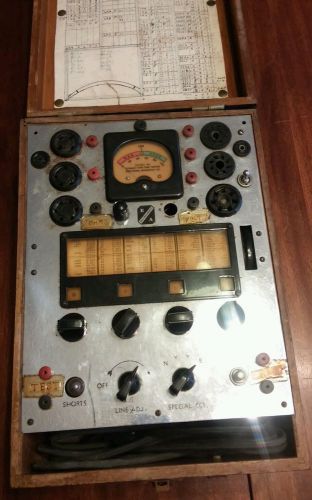 Vintage E A Instruments Vintage Tube tester-Was grandfathers no way of testing