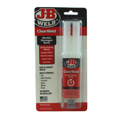 Clear Weld Epoxy Injector