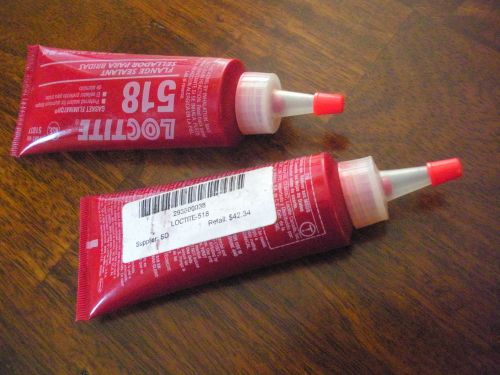 2 tubes of 50ml 518 grade loctite for sale