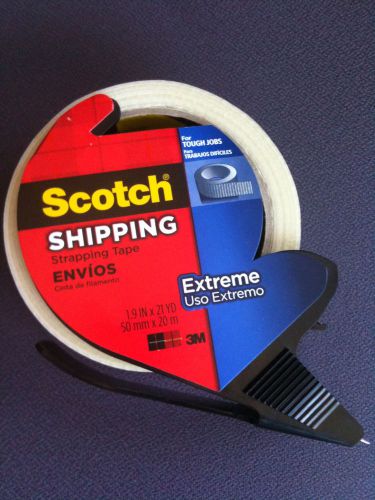 3M Scotch Extreme Shipping/Strapping Tape Brand New Free Shipping