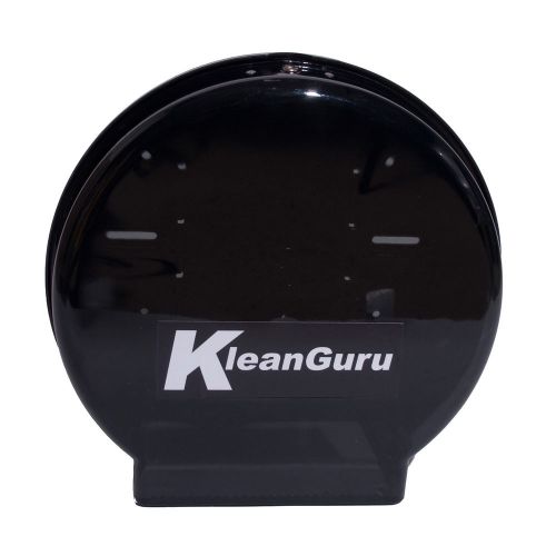 KleanGuru Jumbo Heavy Duty Paper Towel Dispenser - Black Translucent