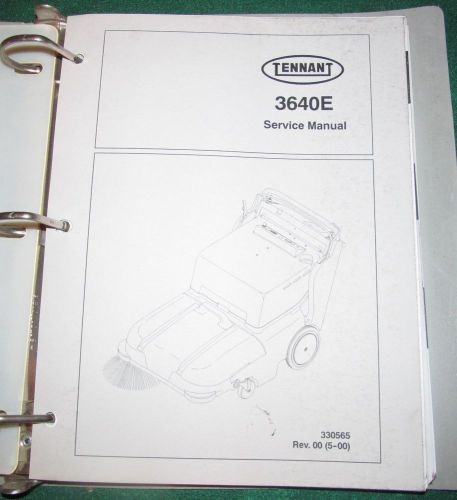 TENNANT 3640E Service Manual