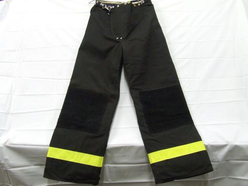 JANESVILLE FIRE FIGHTER RESCUE TURNOUT GEAR PANTS LINER NX 2000 NOMEX 32-32  005