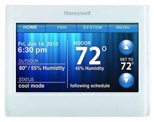 Honeywell th9320wf5003 wi-fi 9000 color touchscreen programmable thermostat for sale