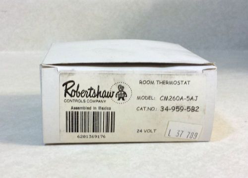 Robertshaw Room Thermostat - CM260A-5AJ - White