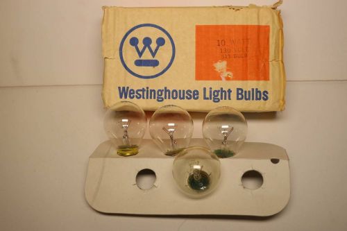 Westinghouse S11 130Volt 10W Lot of 4 Lightbulbs