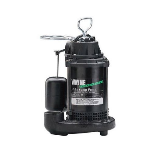 Wayne cdu800 1/2 hp cast iron submersible sump pump for sale