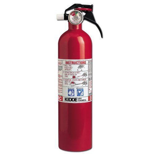 Kidde 2 3/4 lb bc fire extinguisher w/ nylon strap bracket (disposable) for sale