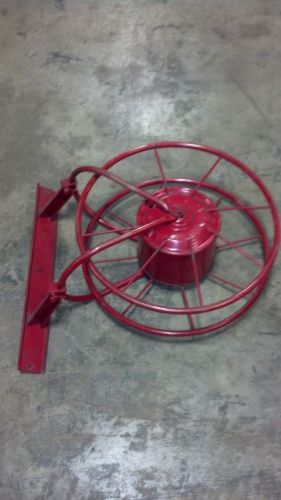 Wall mount fire hose reel &amp; bracket for sale