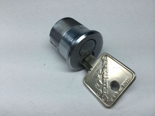 Medeco Keymark Mortise IC Cylinder 26D Finish single key - Locksmith