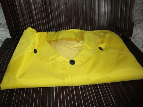 Rainfair protective clothing x-l yellow mens jacket coolair w/ hood - no damage for sale