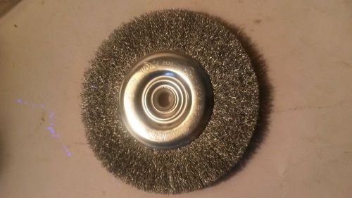 6&#034; narrow face crimped wheel brush for sale