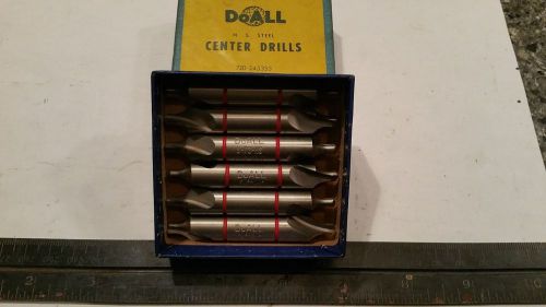DOALL SET of 6 #5 Center Drills. Still in box