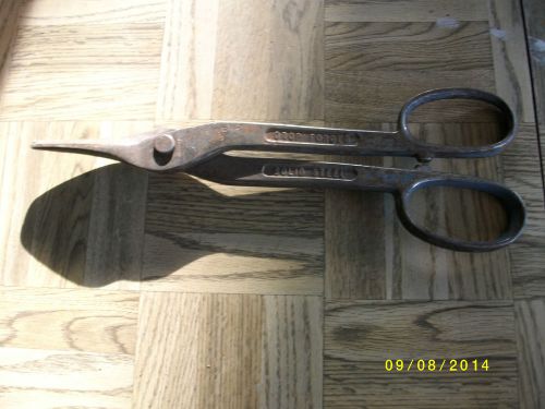 Vintage 12&#034; USA Wiss V-19  Metal Shears Tin Snips   Lot 14-18-2