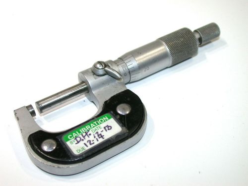 0 to 1&#034; .0001&#034; graduation calibrated micrometer for sale