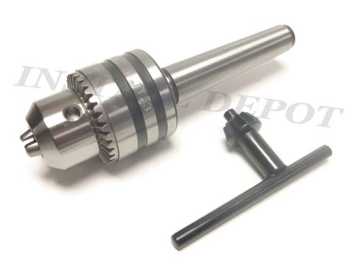 Premium mini lathe drill chuck 5/64 to 1/2&#034; mt2 jt (jacobs taper) #33 mt2 arbor for sale
