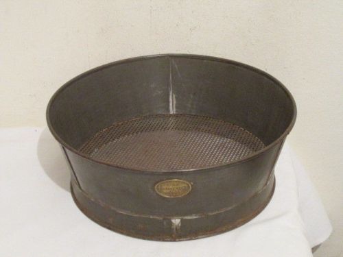 Antique Screen Sieve Made Especially for Callendar, Woman&#039;s Hat Maker Late 1800s