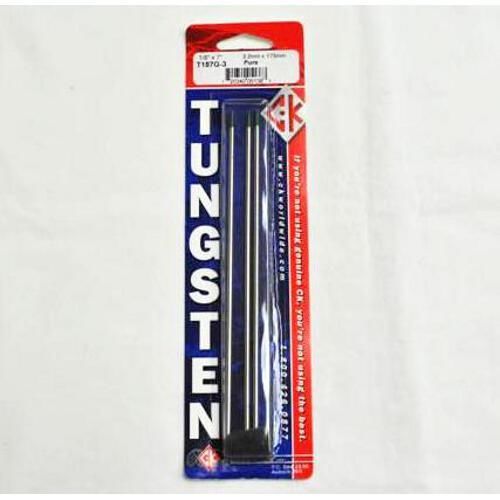 CK T187G-3 Pure Tungsten Electrode 1/8&#034; X 7&#034; Pkg = 3