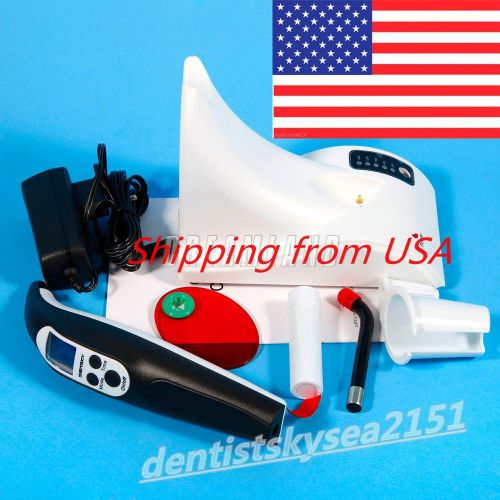 USA Stock Shipping Black Dental Cordless LED Curing Light Lamp Light Curing Unit