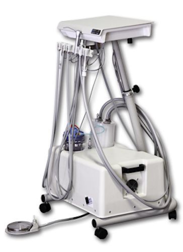 Dntlworks procart i compact mobile dual dental delivery system portable pro cart for sale