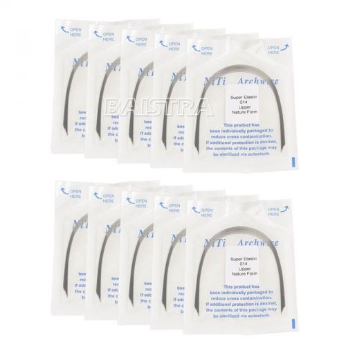 New 150packs dental orthodontic super elastic niti round nature form arch wire for sale