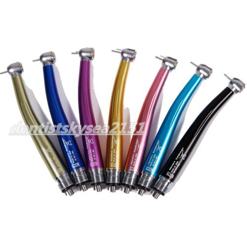 7 colors nsk style dental high speed handpiece push button type 4 hole standard for sale