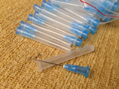 brand new Irrigation Needle Tips 25ga blue 100/pack notched purple endo Syringes