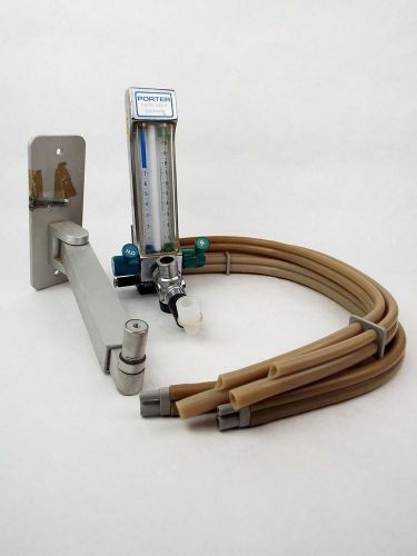 Porter wall mount nitrous oxide n2o conscious sedation dental monitor flowmeter for sale