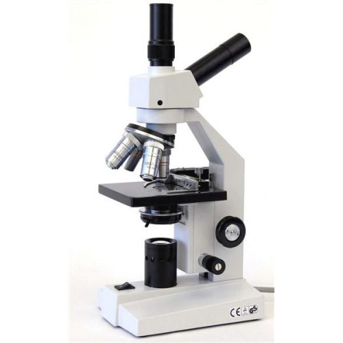 40x-2500x Dual-View Compound Microscope with Mechanical Stage