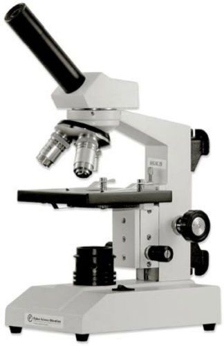 Fisher Compound Microscope Rotating monoc w/ pointer and 4/10/40x obj S90004