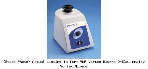 VWR Vortex Mixers 945301 Analog Vortex Mixers Laboratory Apparatus