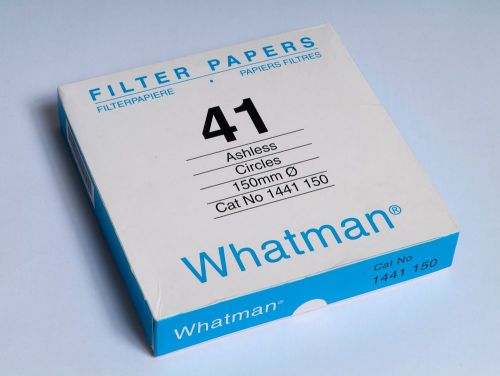 Whatman 1444-150 Ashless Quantitative Filter Paper, 15.0cm Dia., (Pack of 100)