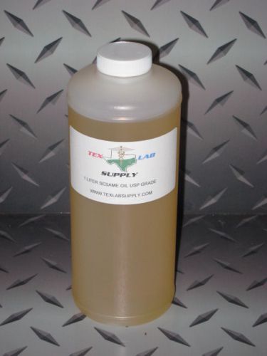 Tex Lab Supply 1 Liter Sesame Oil USP Grade - Sterile