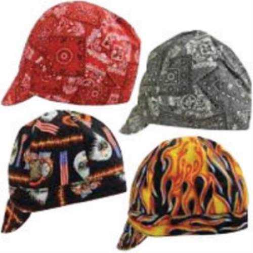 Assorted colors tuff nougies traditional welders cap. (12 each) for sale