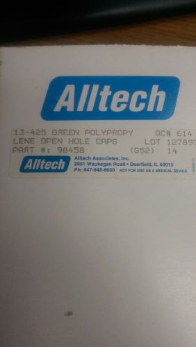 Alltech Green Polypropylene Open Hole Caps Part #98458