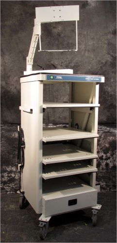 Storz nds radiance gokart 9601 rolling endoscopy cart w/ 5 shelves &amp; power for sale