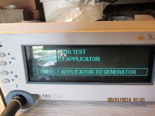 SALE** SURx RF Generator Model 2501 Radio Frequency with foot pump working unit