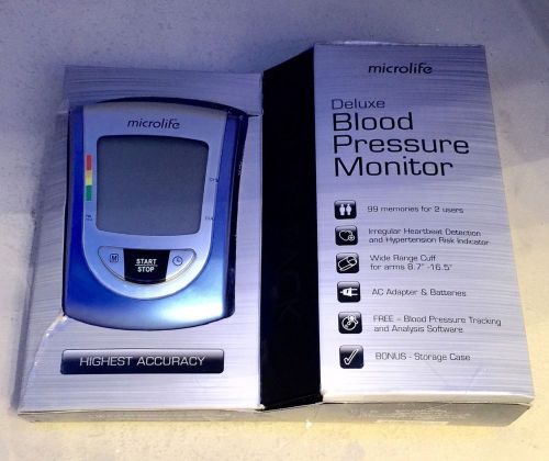 Microlife / Deluxe - Blood Pressure Monitor / Irregular / BP3NQ1-4W - open box