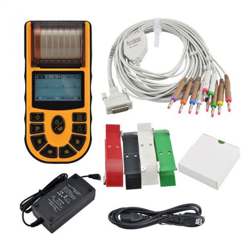 hot CE Digital 1-channel Handheld Electrocardiograph ECG/EKG Machine,2y Warranty