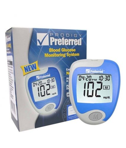 Easy Read No Coding Prodigy Preferred Blood Glucose Monitor