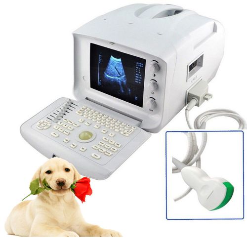 Veterinary vet ultrasound scanner+ 3.5mhz convex probe dog,cat -free 3d software for sale