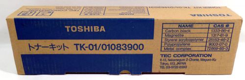 Genuine Toshiba TK-01 01083900 Black Toner Kit 01462031 for TF-541 Fax