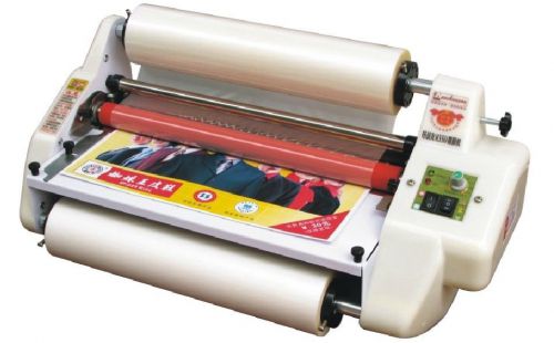 New Four Rollers Hot and cold roll laminating machine for size 13” (330mm) A3+