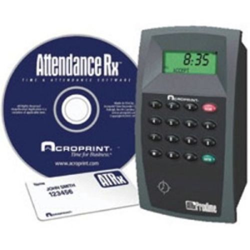 Acro-print proxtime clock atrx10 electronic attendance system , never used for sale