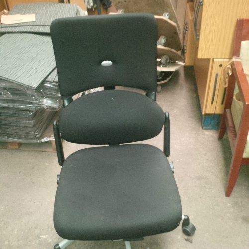 Steelcase Please chairs in original Black Fabric Grey paint work ( 20 plus)