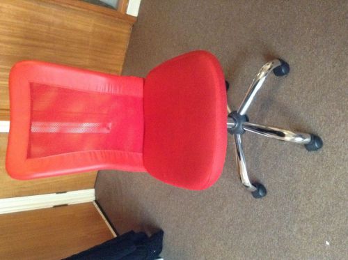 Argos Red Mesh Office Chair
