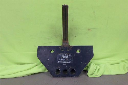 CM Beam Trolley Parts, Mounting Plate 7&#034; x 13&#034;, 1&#034; Mounting Holes x3, LOOK!