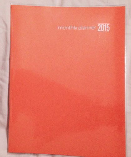 Orange 2015 monthly planner