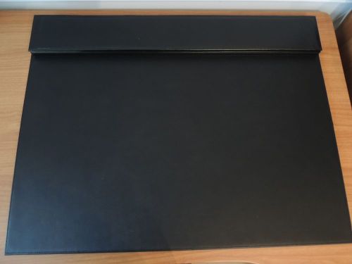 Black Leather Desk Pad 25.5” X 19.5” (A Great Holiday Gift) - NEW